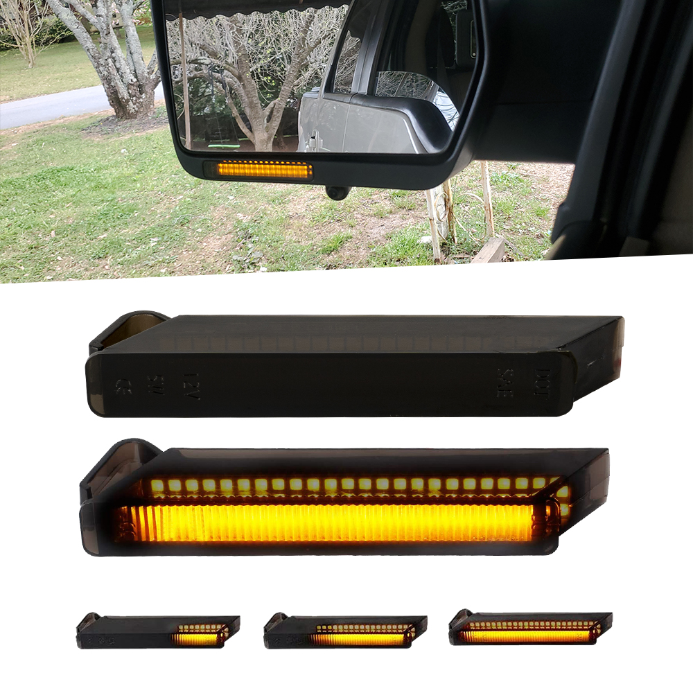 Segnale di direzione LED retroview Mirror Marker Light compatibile con Ford Raptor Expedition Lincoln