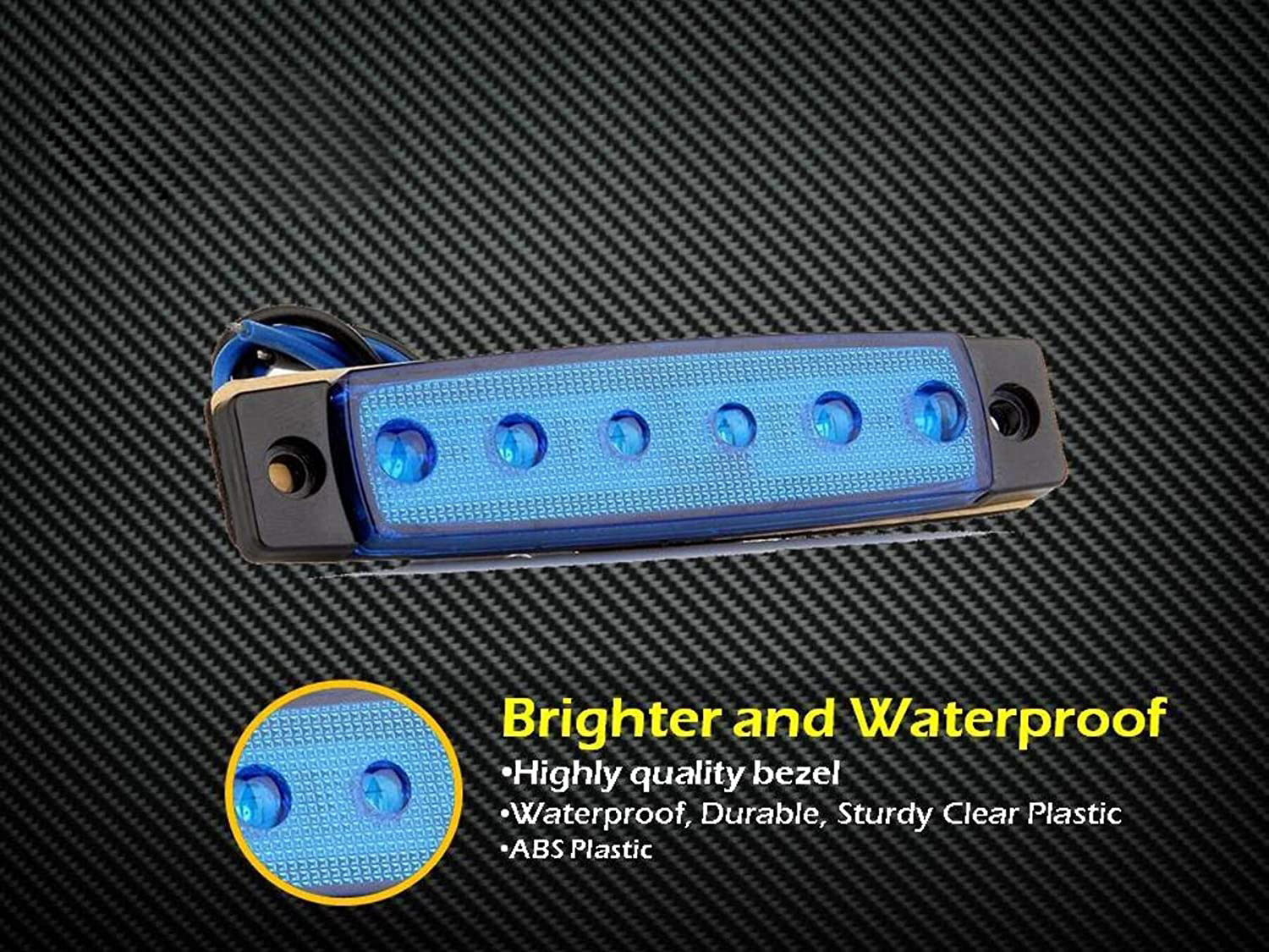 Lampada per veicoli a LED con luci marine interne impermeabili per barche