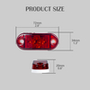 Marker a LED a forma di H a forma H da 3 pollici Luce