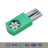 T10 Bulbo indicatore verde a LED Canbus per le luci dell'auto