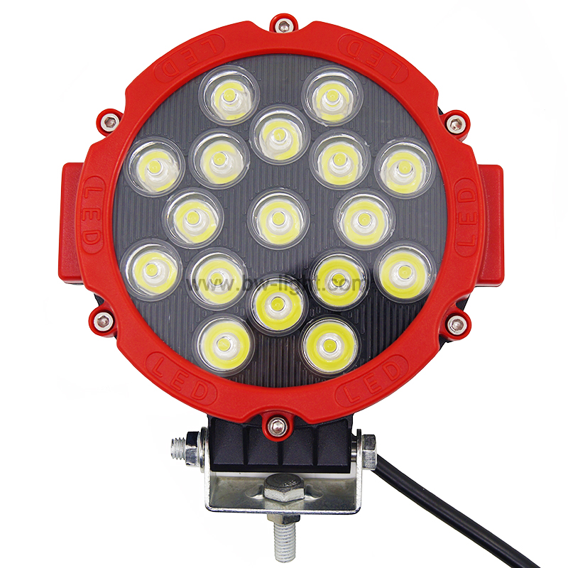 Lampada da lavoro a led bianca da 51W per camion