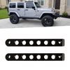 Jeep Wrangler/JK Spazzoti in alluminio Porta nera Grab Inserts 