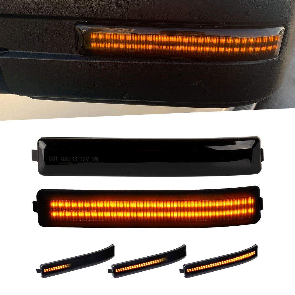Ford Smoked Lend LED Volta Segnale Rieptro Specchio Luce con modello flash