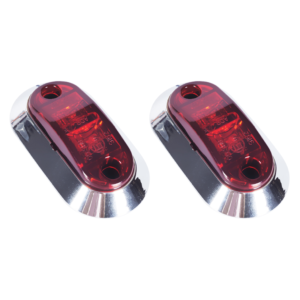 3 "Inch Chrome LED LED Trailer Marker Light 