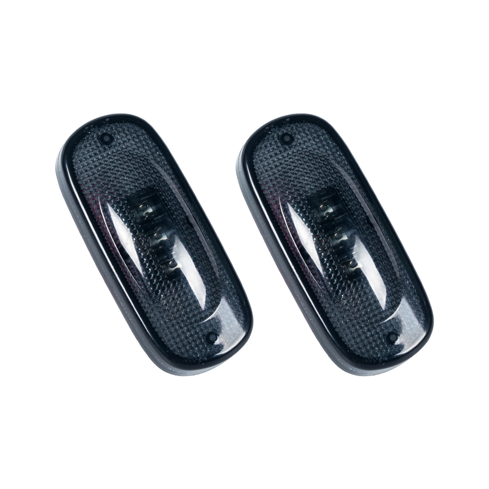 Luci a LED per indicatori di direzione laterali del parafango a doppio letto per il 2003-2021 Dodge RAM 1500 2500 3500 4500 5500