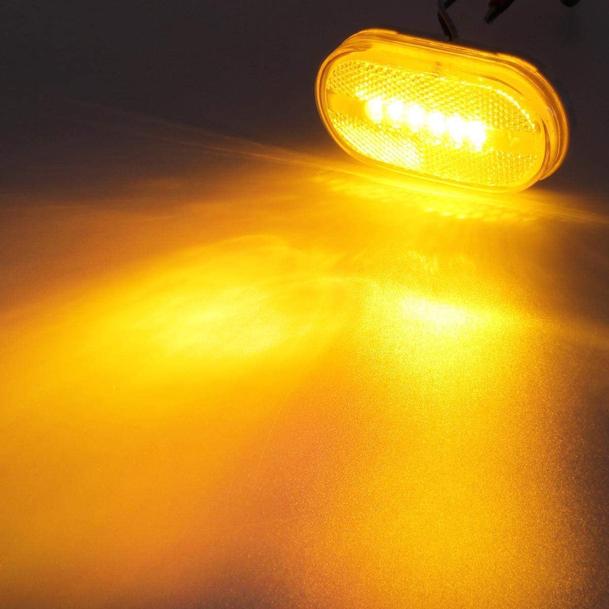 Luci di ingombro laterali a LED rettangolari 12V per rimorchio