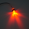 Luce di ingombro laterale a LED rotonda rossa per rimorchi